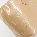 LOUIS VUITTON Monogram Vernis Wilshire PM Rose Flow lantern M91642 Auth BA15141-9