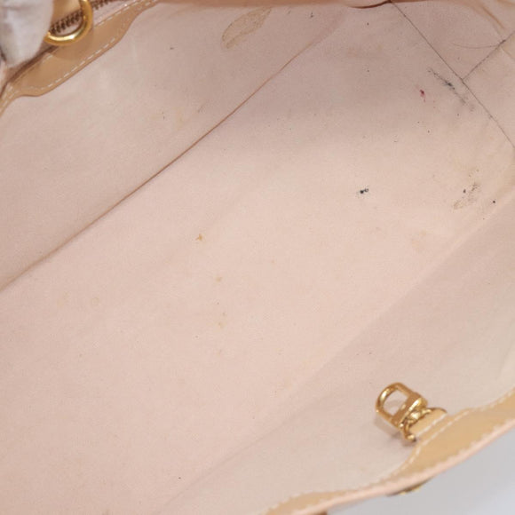 LOUIS VUITTON Monogram Vernis Wilshire PM Rose Flow lantern M91642 Auth BA15141