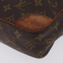 LOUIS VUITTON Monogram Compiegne 28 Clutch Bag M51845 LV Auth BA15142-14
