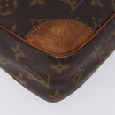 LOUIS VUITTON Monogram Compiegne 28 Clutch Bag M51845 LV Auth BA15142-8