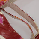 CHANEL High Summer Line Tote Bag PVC Canvas Red CC Auth BA15144-15