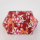 CHANEL High Summer Line Tote Bag PVC Canvas Red CC Auth BA15144-5