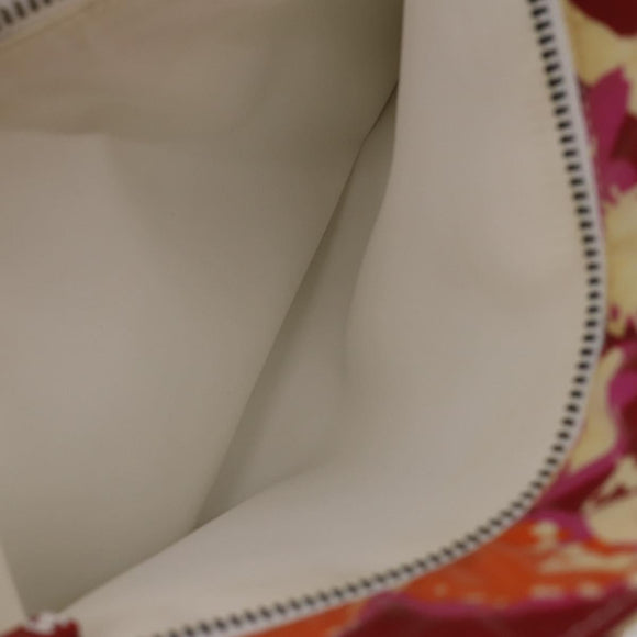 CHANEL High Summer Line Tote Bag PVC Canvas Red CC Auth BA15144