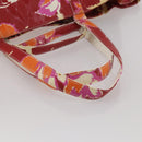 CHANEL High Summer Line Tote Bag PVC Canvas Red CC Auth BA15144-7