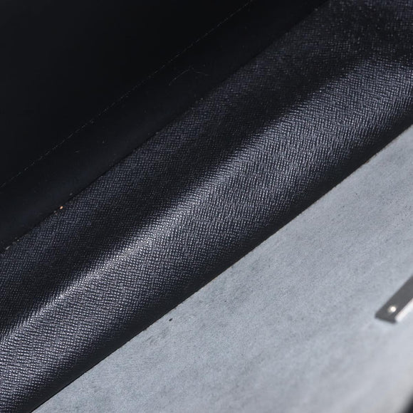 LOUIS VUITTON Taiga Porte Documents Angara Briefcase Ardoise M30772 Auth BA15145