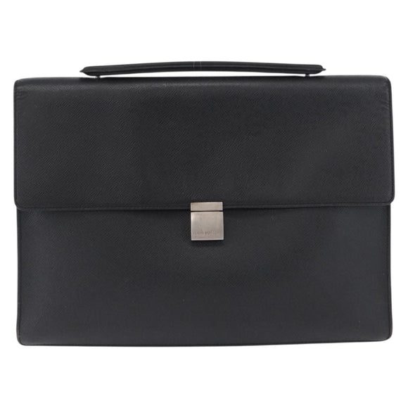 LOUIS VUITTON Taiga Porte Documents Angara Briefcase Ardoise M30772 Auth BA15145