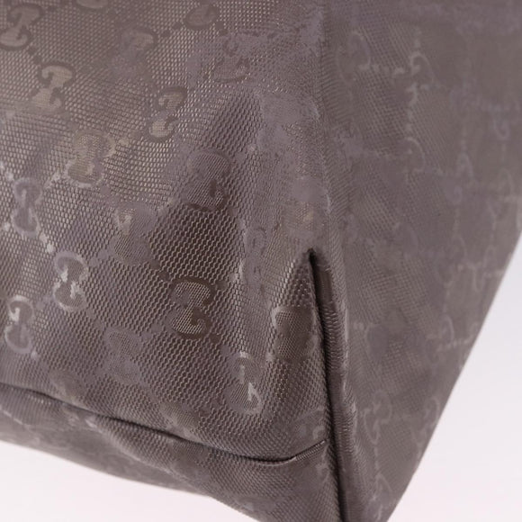 GUCCI GG Implementation Tote Bag PVC Pink Silver 211137 Auth BA15146