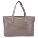 GUCCI GG Implementation Tote Bag PVC Pink Silver 211137 Auth BA15146-2