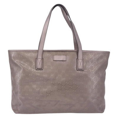 GUCCI GG Implementation Tote Bag PVC Pink Silver 211137 Auth BA15146 - 0