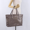 GUCCI GG Implementation Tote Bag PVC Pink Silver 211137 Auth BA15146-24
