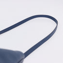 PRADA Hand Bag Safiano Leather 2way Blue Gold Auth BA15150V-15
