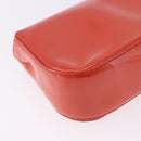 LOUIS VUITTON Vernis Pochette Sobie Bag Orenge Sunset M93727 LV Auth BA15152A-15