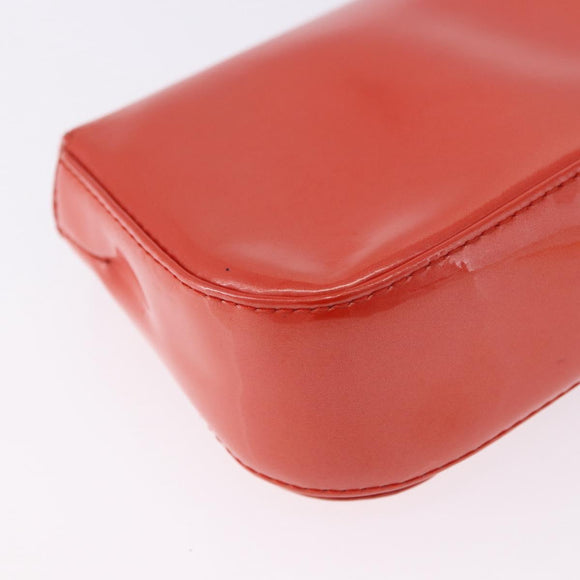 LOUIS VUITTON Vernis Pochette Sobie Bag Orenge Sunset M93727 LV Auth BA15152A