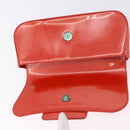 LOUIS VUITTON Vernis Pochette Sobie Bag Orenge Sunset M93727 LV Auth BA15152A-9