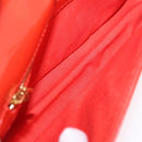 LOUIS VUITTON Vernis Pochette Sobie Bag Orenge Sunset M93727 LV Auth BA15152A-11