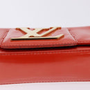 LOUIS VUITTON Vernis Pochette Sobie Bag Orenge Sunset M93727 LV Auth BA15152A-7