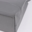 BALENCIAGA Shopping Tote Bag XXS Leather 2way Gray Silver 555140 Auth BA15153V-16