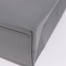BALENCIAGA Shopping Tote Bag XXS Leather 2way Gray Silver 555140 Auth BA15153V-18