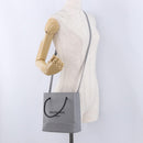 BALENCIAGA Shopping Tote Bag XXS Leather 2way Gray Silver 555140 Auth BA15153V-25