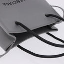 BALENCIAGA Shopping Tote Bag XXS Leather 2way Gray Silver 555140 Auth BA15153V-6