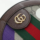 GUCCI GG Supreme Shoulder Bag PVC Beige Gold 574978 Auth BA15155M-17