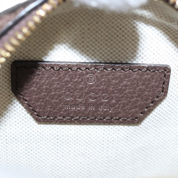 GUCCI GG Supreme Shoulder Bag PVC Beige Gold 574978 Auth BA15155M
