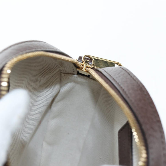 GUCCI GG Supreme Shoulder Bag PVC Beige Gold 574978 Auth BA15155M