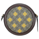 GUCCI GG Supreme Shoulder Bag PVC Beige Gold 574978 Auth BA15155M-3