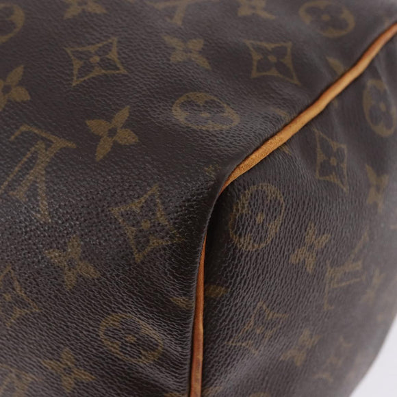 LOUIS VUITTON Monogram Speedy 35 Hand Bag M41524 LV Auth BA15156
