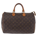 LOUIS VUITTON Monogram Speedy 35 Hand Bag M41524 LV Auth BA15156-13