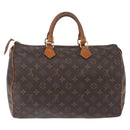LOUIS VUITTON Monogram Speedy 35 Hand Bag M41524 LV Auth BA15156-2