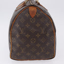 LOUIS VUITTON Monogram Speedy 35 Hand Bag M41524 LV Auth BA15156-4