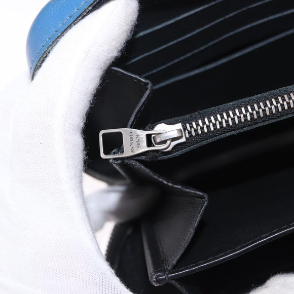 LOUIS VUITTON Damier Infini Zippy XL Travel Case Blue N60079 LV Auth BA15157