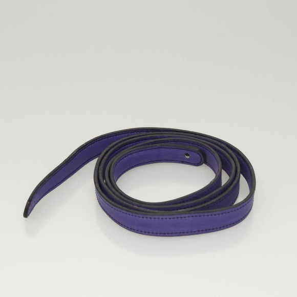 CELINE Chain Shoulder Bag Suede Purple Auth BA1516