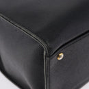 CHANEL Chain Tote Bag Caviar Skin Black Gold CC Auth BA15172-16