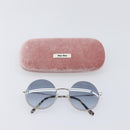 Miu Miu Sunglasses metal Silver Auth BA15179-12