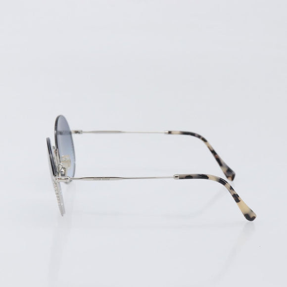 Miu Miu Sunglasses metal Silver Auth BA15179