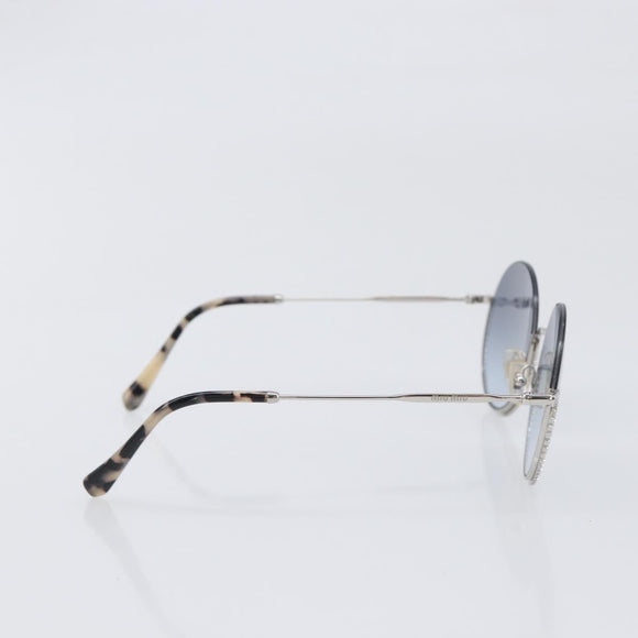 Miu Miu Sunglasses metal Silver Auth BA15179