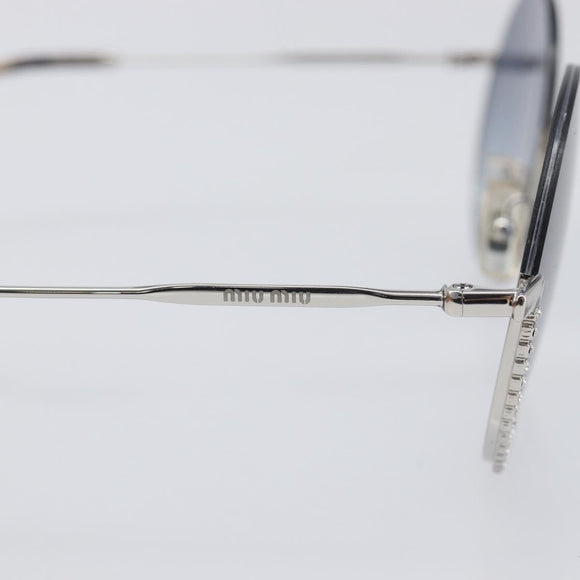Miu Miu Sunglasses metal Silver Auth BA15179
