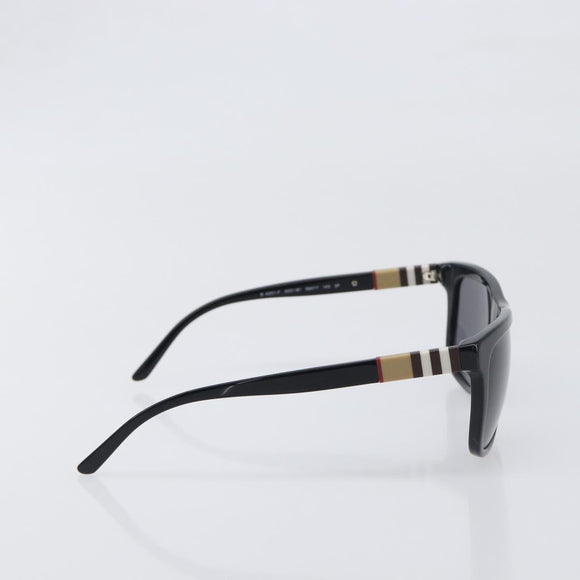 BURBERRY Nova Check Sunglasses plastic Black Auth BA15180