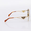 PRADA Sunglasses metal Brown Auth BA15182M-3
