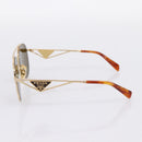 PRADA Sunglasses metal Brown Auth BA15182M-5