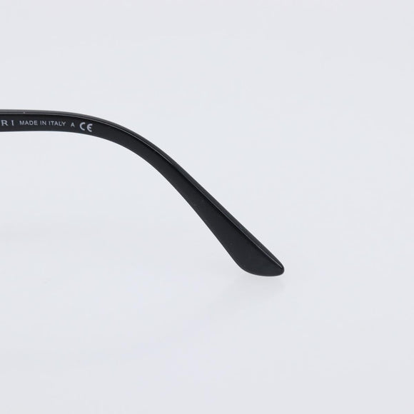 BVLGARI Sunglasses Plastic Black Silver Auth BA15183