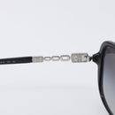 BVLGARI Sunglasses Plastic Black Silver Auth BA15183-16