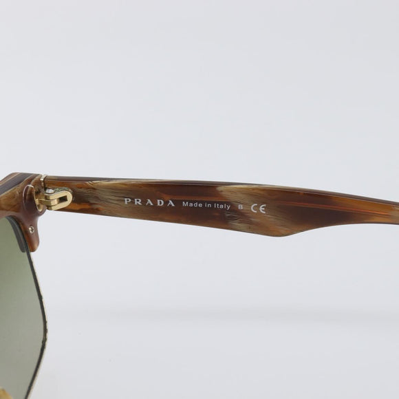 PRADA Sunglasses plastic Brown Auth BA15184