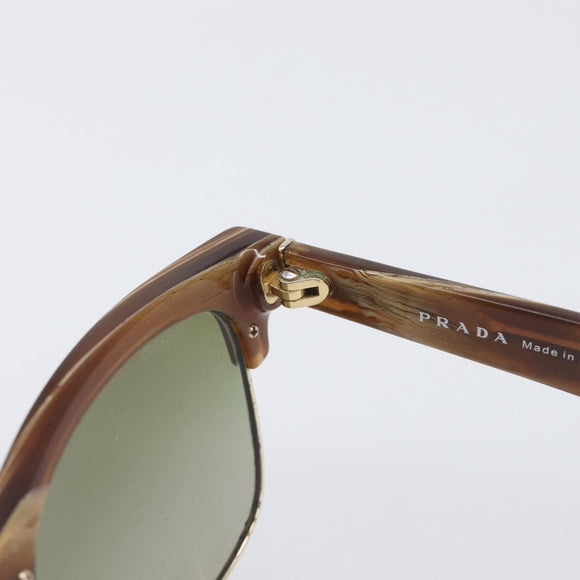 PRADA Sunglasses plastic Brown Auth BA15184