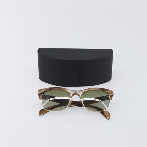 PRADA Sunglasses plastic Brown Auth BA15184