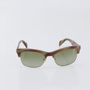 PRADA Sunglasses plastic Brown Auth BA15184-13