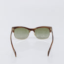 PRADA Sunglasses plastic Brown Auth BA15184-2