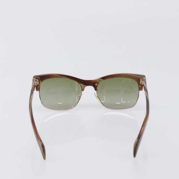 PRADA Sunglasses plastic Brown Auth BA15184